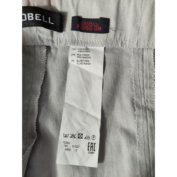 Robell Modell Rose 09 Gray Pants Solid Grey Light Pull-on Normal 40R US 10 - Picture 3 of 5